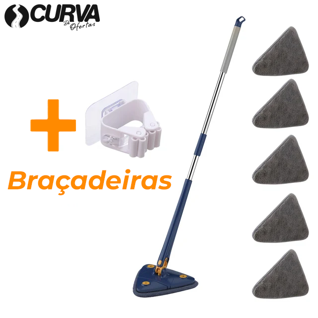 Mop de limpeza giratório  360°