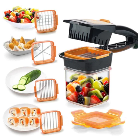 Fatiador ralador de Legumes Nicer Dicer cortador Frutas Verduras 5 em 1 Modelo novidade