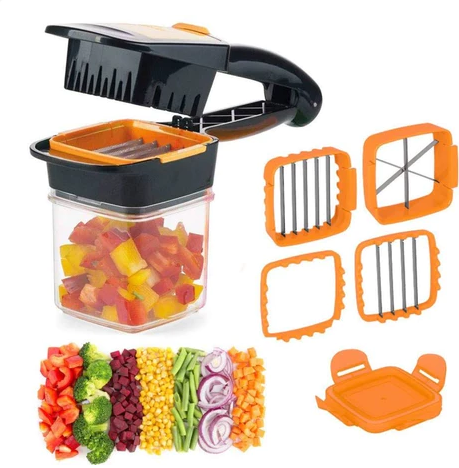 Fatiador ralador de Legumes Nicer Dicer cortador Frutas Verduras 5 em 1 Modelo novidade